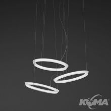 Halo Circular lampa wisząca 3x23,7W LED White,2700K,DALI